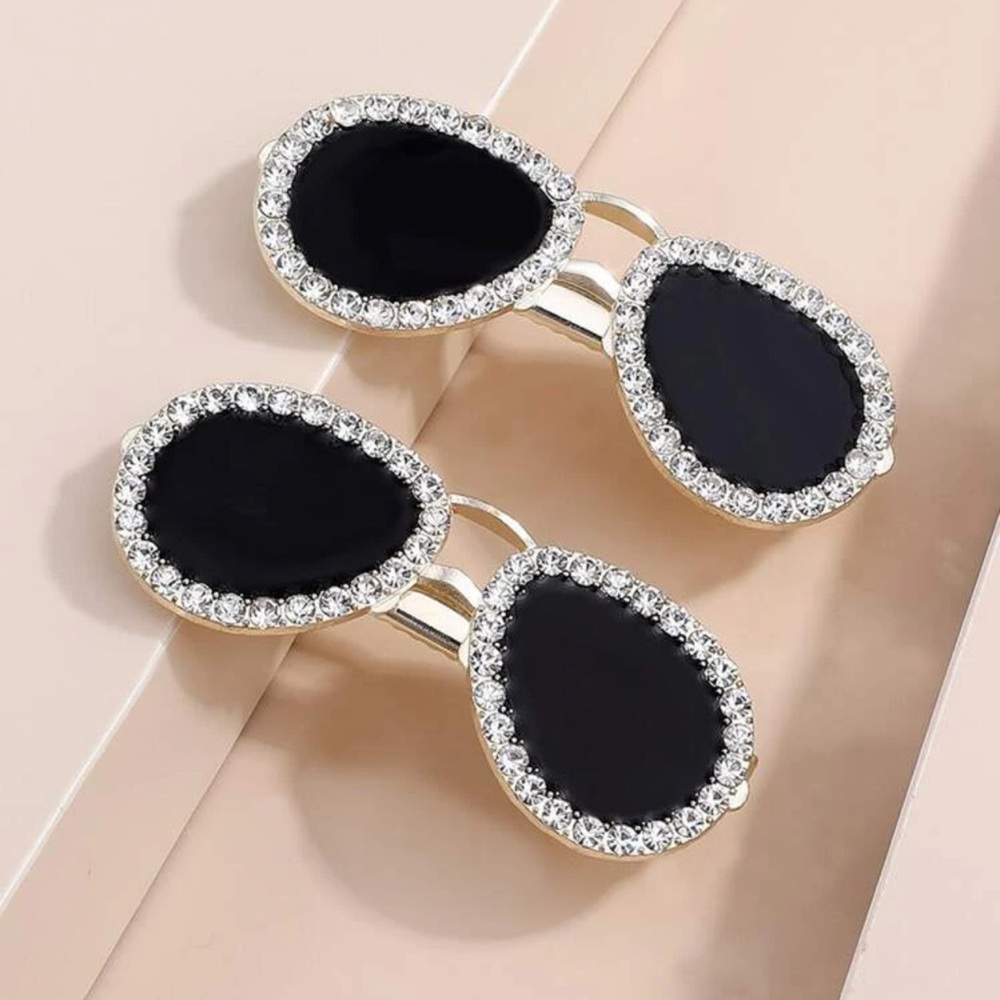 2pc Sunglasses Alligator Hair Clips 🕶